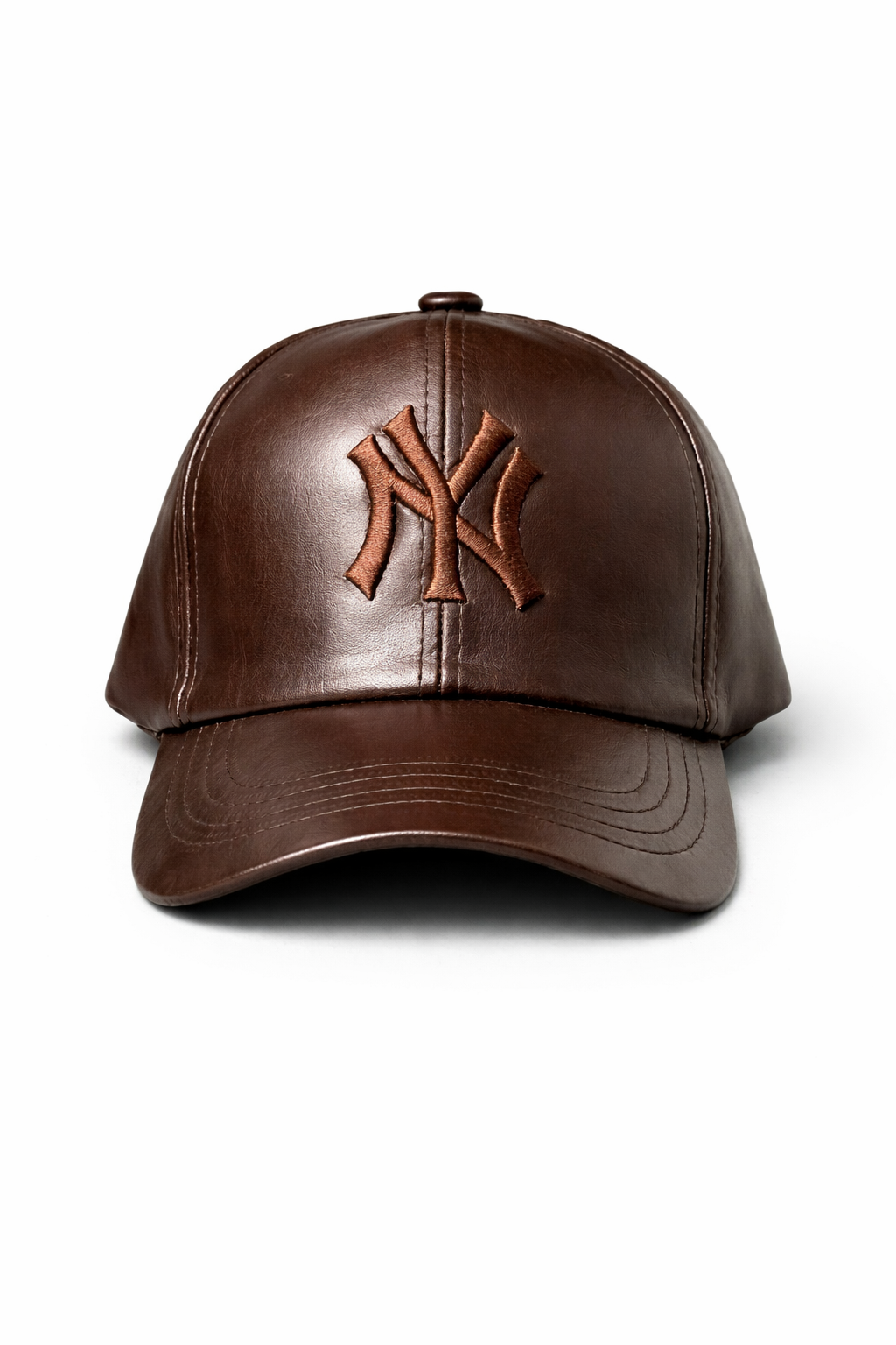 "Urban Leather Cap, Comfort Meets Style"