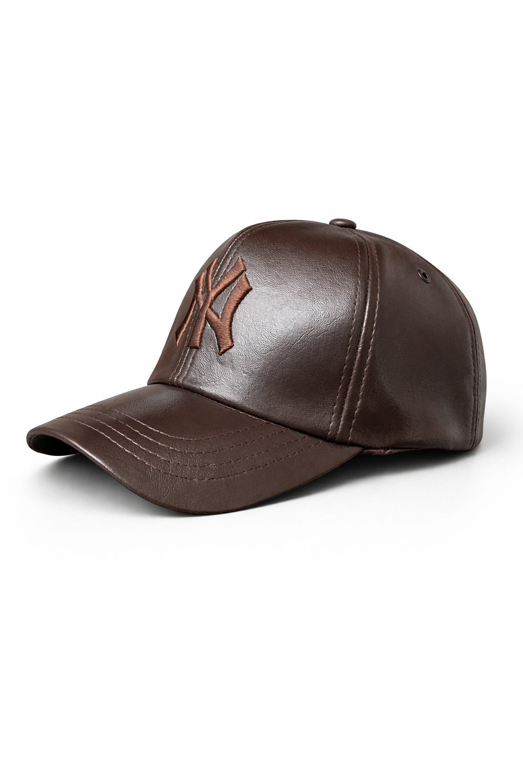 "Urban Leather Cap, Comfort Meets Style"