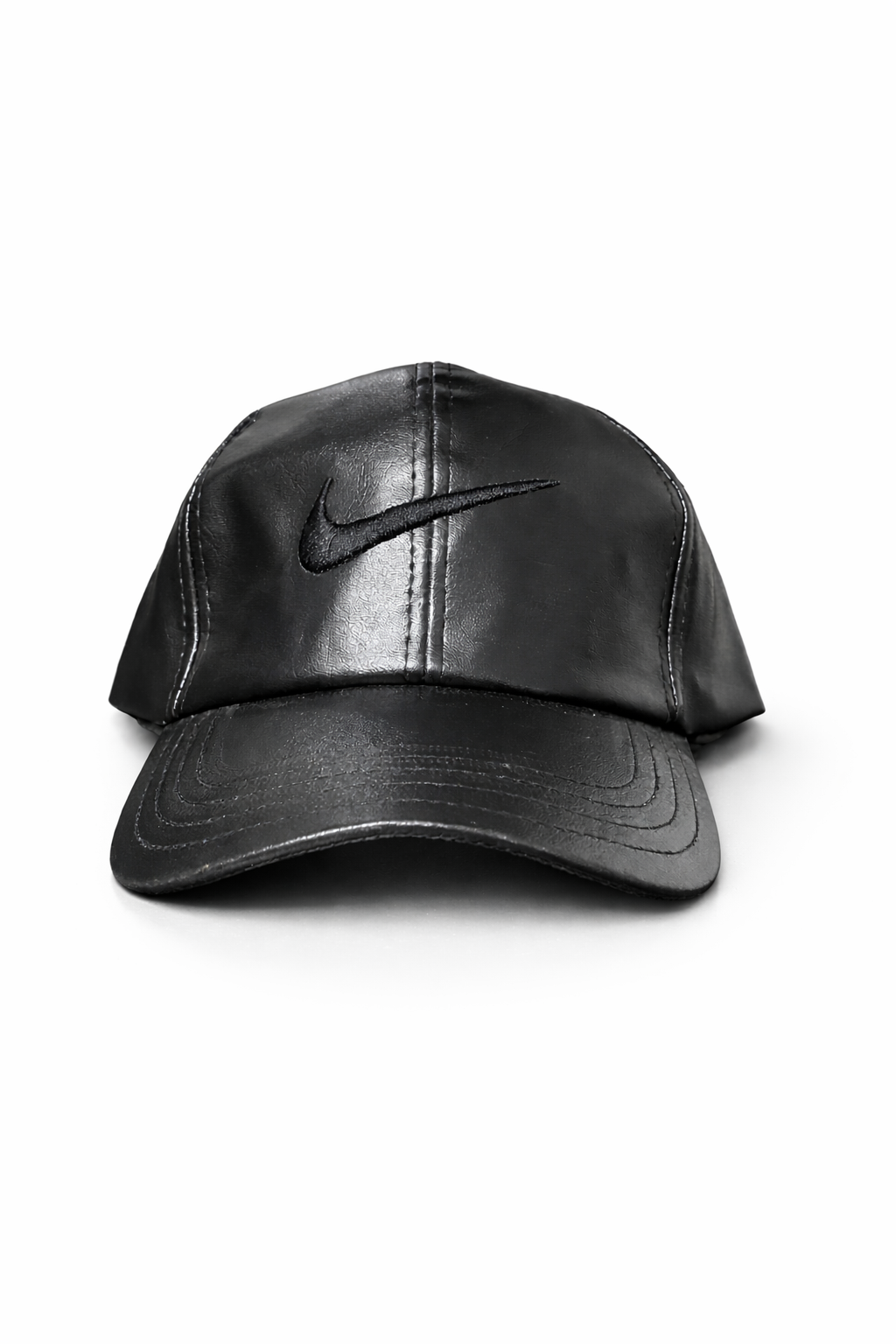 "Urban Leather Cap, Comfort Meets Style"